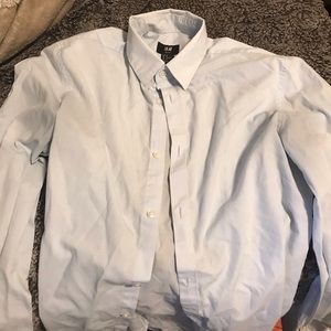Men’s Blue Dress Shirt Size M
